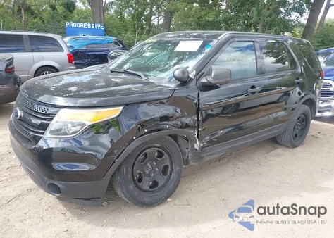 2014 Ford Police Interceptor из США, поврежденный, VIN 1FM5K8AR1EGB44551